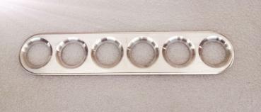 Flanschplatte für R32 Turbo Plenum Ansaugbrücke mit gefrästen Einlaufradien